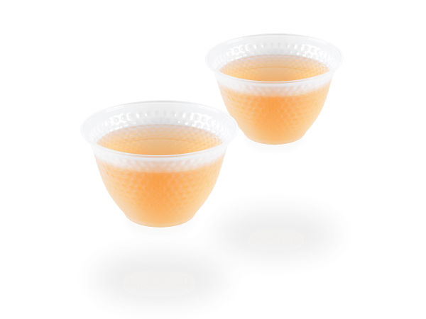 Japan Teecup Glas, Arare matt, 90ml