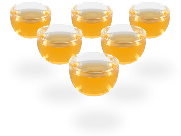 Japanische Teecups Glas glänzend, 120ml