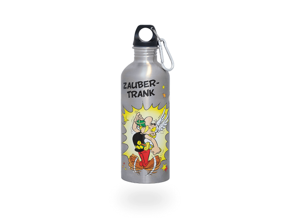 Teeflasche Asterix Zaubertrank, Trinkflasche 600ml aus Edelstahl