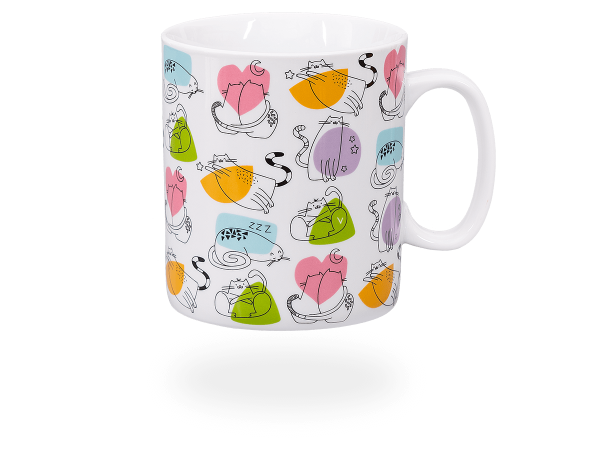 Teetasse / Kaffeetasse Jumbo XXL "Malie" 750ml, Porzellan