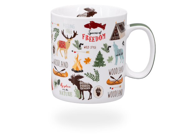 Teetasse / Kaffeetasse Jumbo XXL "Woodland" 750ml, Porzellan