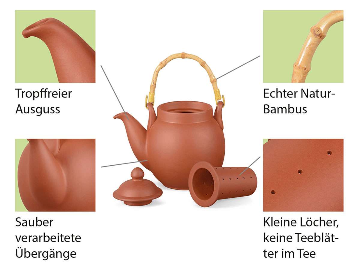 Jemeni Garten-Dekoration – Teekannen-Regenkette Mit Glocke, 152 Cm Hoch, Patina-Finish, Für Terrasse & Balkon