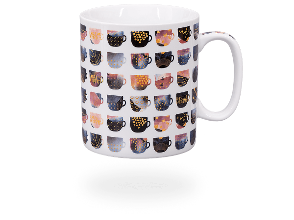 Teetasse / Kaffeetasse Jumbo XXL "Tia" 750ml, Porzellan