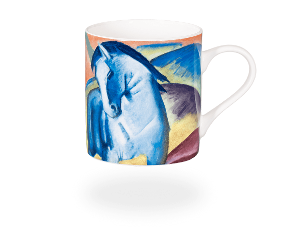 Könitz Tasse "F. Marc Blaues Pferd" 400ml, Fine Bone China. Teetasse / Kaffeetasse Kunst-Design