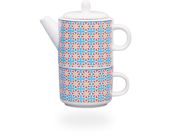 Tea for one, Height-Line Mont Blanc 420 ml, Porzellan