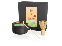 Matcha-Set: Matcha-Schale + Bambusbesen + Bambuslöffel + Bio-Matcha-Stick