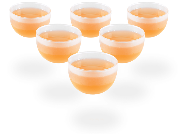 Japanische Teecups Glas matt, 120ml