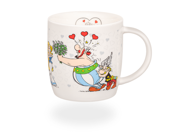 Könitz Tasse "Asterix - Ich bin verliebt" 350ml, Porzellan. Teetasse / Kaffeetasse Comic-Design