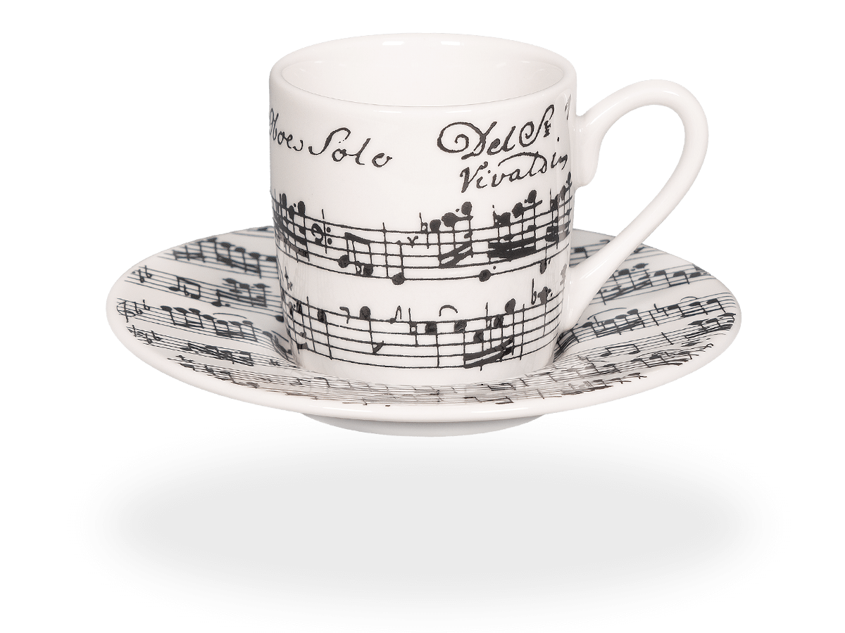 Konitz Kaffeetasse 'Together Forever' – Handgezeichnete Hunde-Motive, Aus Porzellan, Made In Germany