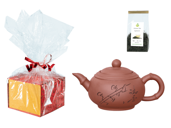 Tee Geschenk, Chinesische Teekanne Ton Xian, 400ml