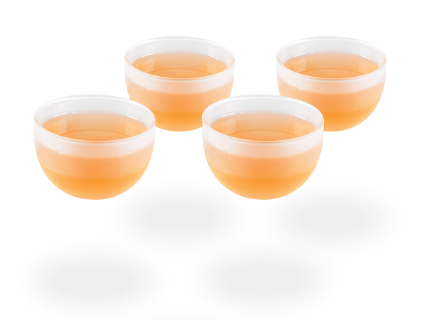Japanische Teecups Glas matt, 120ml
