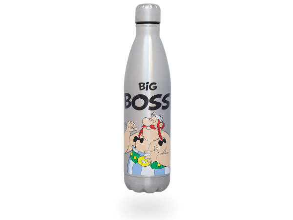 Teeflasche Obelix Big Boss, Thermosflasche 750ml aus Edelstahl