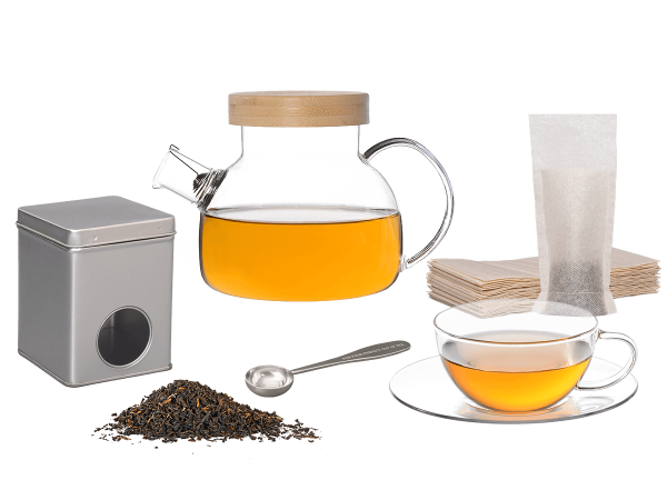 Kira Teeservice für eine Person, Teekanne Glas