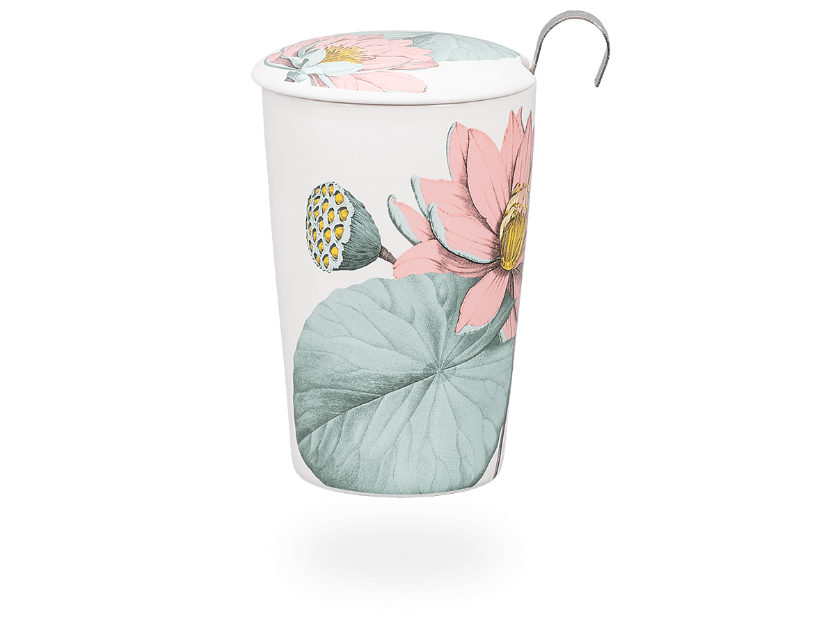 Teetasse mit Sieb und Deckel, doppelwandig, Padma 350ml, Porzellan | Teetassen mit Sieb | Teetassen | TEEGESCHIRR