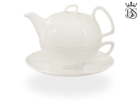 Tea for one, 550 ml, Fine Bone China, Schwanensee