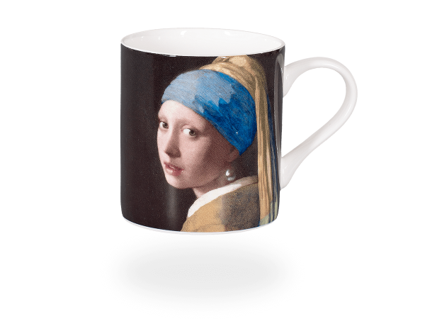 Teetasse, Vermeers Mädchen mit Ohrring, 400ml, Fine Bone China