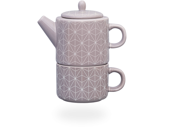 Tea for one, Height-Line Fuji 420 ml, Porzellan