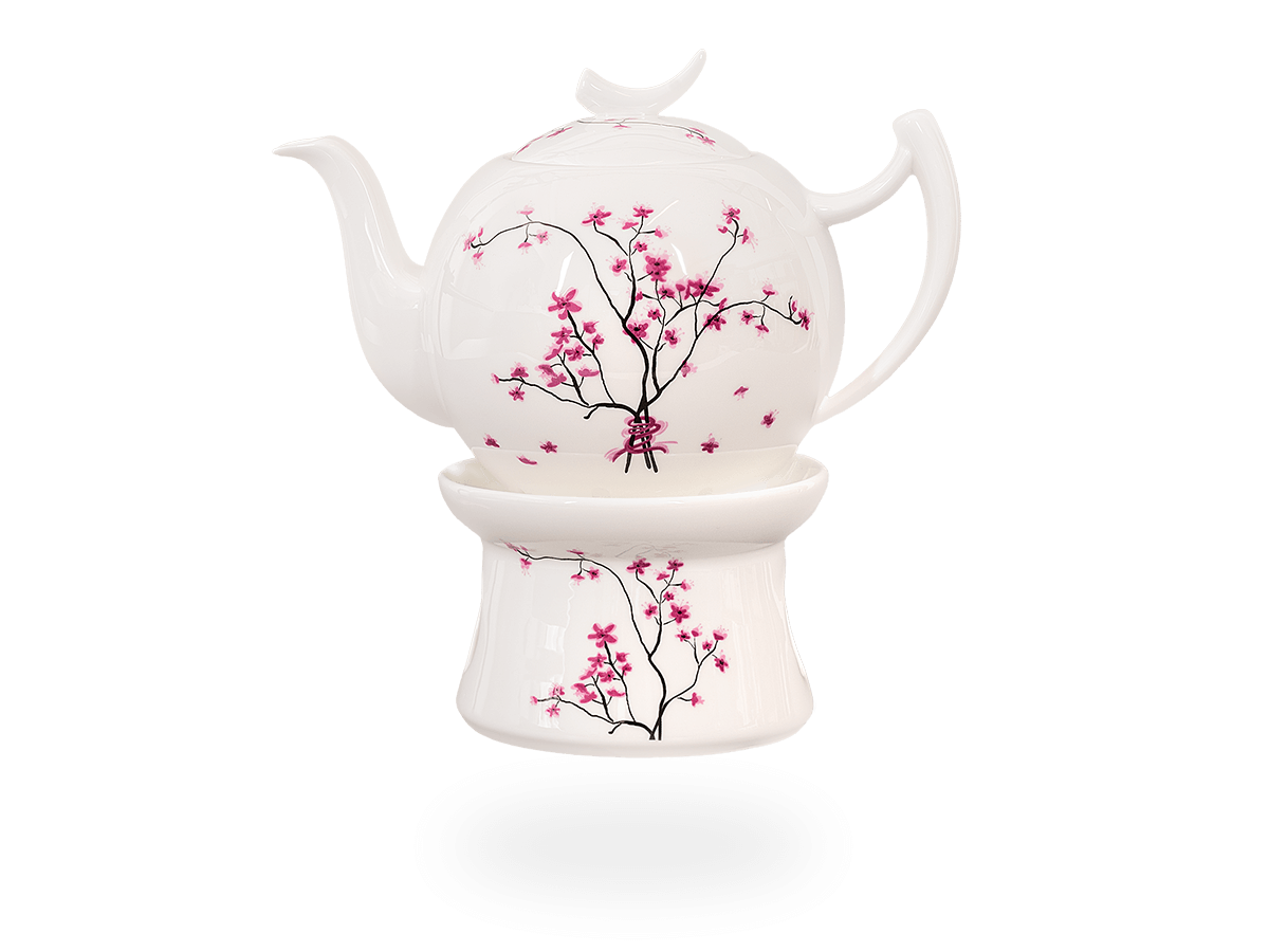 Teekanne mit Stövchen 