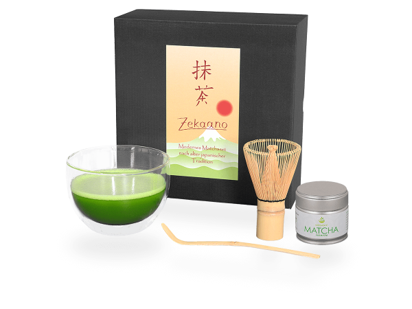 Matcha Set Glas doppelwandig