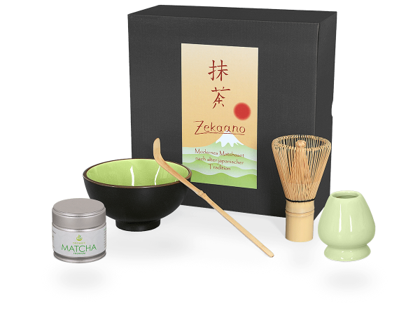 Matcha Set, sommergrün