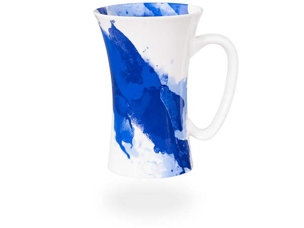 Teetasse Mega Mug Blue Wave, 610ml, Fine Bone China