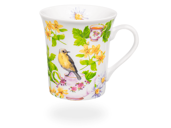 Könitz Tasse "Tea Birds" 410ml, Porzellan. Teetasse / Kaffeetasse buntes Design