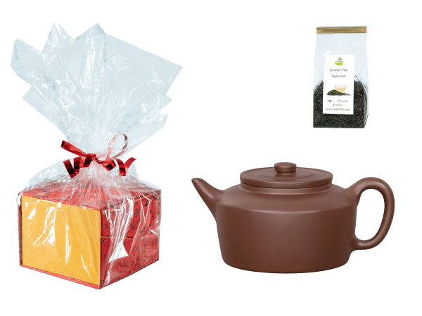 Tee Geschenk, Chinesische Teekanne Ton Wuxi, 300ml
