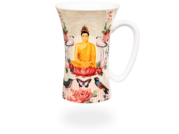 Könitz Tasse Mega Mug "Buddha-Sanmartin" 610ml, Fine Bone China. Teetasse / Kaffeetasse groß