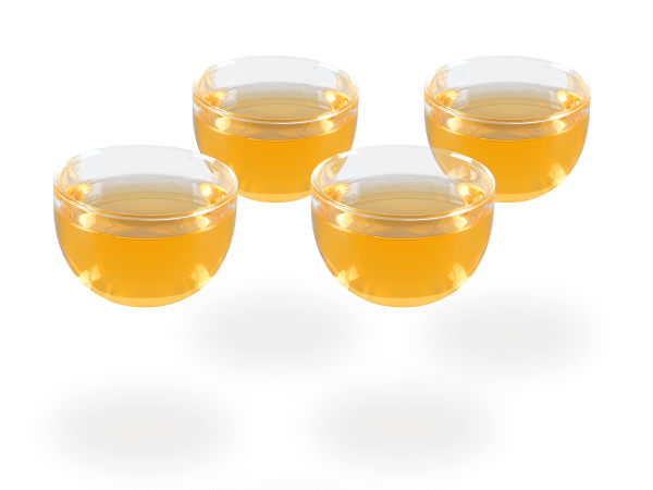Japanische Teecups Glas glänzend, 120ml