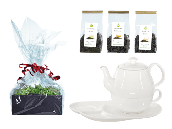 Tee Geschenk Tea for One, Daisy, Ablageteller